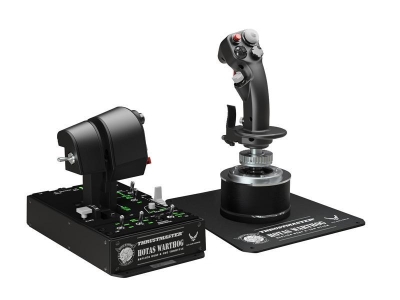 Джойстик и контролен панел, авиосимулатор Thrustmaster HOTAS Warthog за PC, Черен