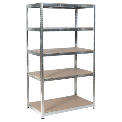 Метален стелаж Carmen CR - 1025 - 180x90x40 см, до 175 кг на рафт - цинк