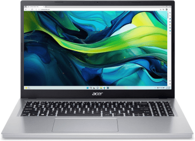 Лаптоп Acer Aspire Go 15 AG15-32P-362S - 15.6" FHD IPS, Intel Core 3 N355, 2x8GB DDR5, 512GB SSD, Free DOS