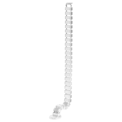 Държач за кабели за бюро Carmen CR-017-W - бял