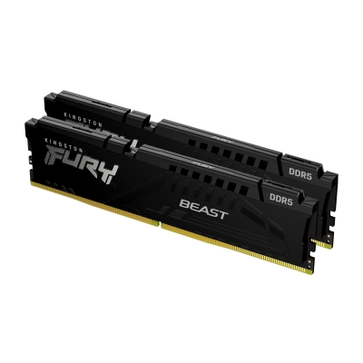 Памет Kingston FURY Beast Black 64GB(2x32GB) DDR5 6400MHz 32CL - KF564C32BBEK2-64