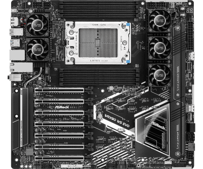 Дънна платка ASROCK WRX90 WS EVO, Socket sTR5, ATX, 8xDDR5