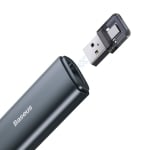 Мултифункционално дистанционно Baseus Orange Dot, Лазерна показалка, Сив - 40394