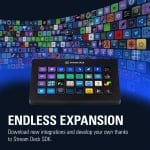 Контролер Elgato Stream Deck, 32 LCD бутона, черен
