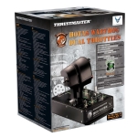 Жичен джойстик, авиосимулатор Thrustmaster HOTAS Warthog Dual Throttles за PC, Черен