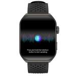 Смарт часовник Aurafit AM10B, Amoled, Черен - 73132