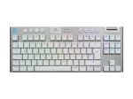 Безжична геймърска механична клавиатура Logitech G915X White Lightspeed TKL - GL Tactile Switch