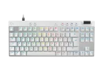 Геймърска механична клавиатура Logitech G Pro X RAPID TKL, Magnetic Analog Switch, Бял