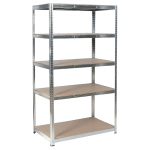 Метален стелаж Carmen CR - 1025 - 180x90x40 см, до 175 кг на рафт - цинк