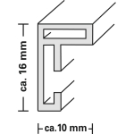 HAMA Рамка за снимки “Chiaro”, 30 x 40 cm, бяла