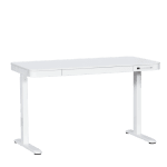 Ергономично регулируемо бюро Carmen CR-118 E - 140 см - бяло