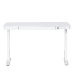 Ергономично регулируемо бюро Carmen CR-118 E - 140 см - бяло