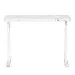Ергономично регулируемо бюро Carmen CR-118 E - 140 см - бяло