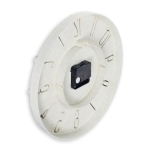 HAMA Стенен часовник "Corfu", Диаметър 30 см, кварцов, аналогов, 3D цифри, бежов