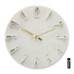 HAMA Стенен часовник "Corfu", Диаметър 30 см, кварцов, аналогов, 3D цифри, бежов