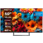 METZ Телевизор 50" 50MQF7500Z UHD QLED SMART TV, 120Hz, 4K, Google TV, 126.0см