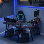 Геймърско бюро No brand D2206, Черен - 74006