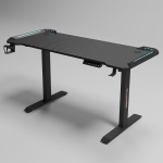 Геймърско бюро No brand Y100-B, 4 в 1, RGB, Черен - 74008