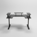 Геймърско бюро No brand P203, 5 в 1, RGB, Черен - 74004