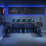 Геймърско бюро No brand D2206, Черен - 74006