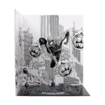 Фигурка FMarvel Spider-Man (Line Art) 1:10th Scale Collectible with Scene (Spider-Man #6) Gold Label