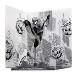 Фигурка FMarvel Spider-Man (Line Art) 1:10th Scale Collectible with Scene (Spider-Man #6) Gold Label