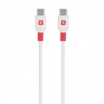 Кабел Skross, USB-C - USB-C 2.0 мъжко, 2.0 м, Бял