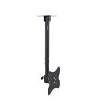 Стойка за телевизор No brand, За таван, Фиксирана, До 32", Черен - 17946