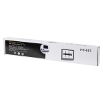 Стойка за телевизор No brand, За стена, Накланяща, До 65", Черен - 17919
