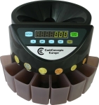 Монетоброячна машина CCE 400 | Брои / сортира до 230 евро монети в минута